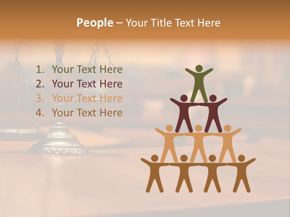 Courthouse Concept Judge PowerPoint Template