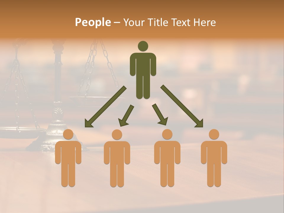 Courthouse Concept Judge PowerPoint Template