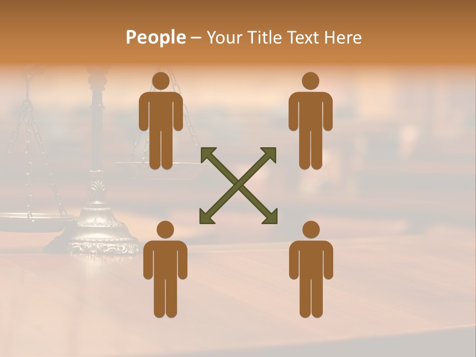 Courthouse Concept Judge PowerPoint Template