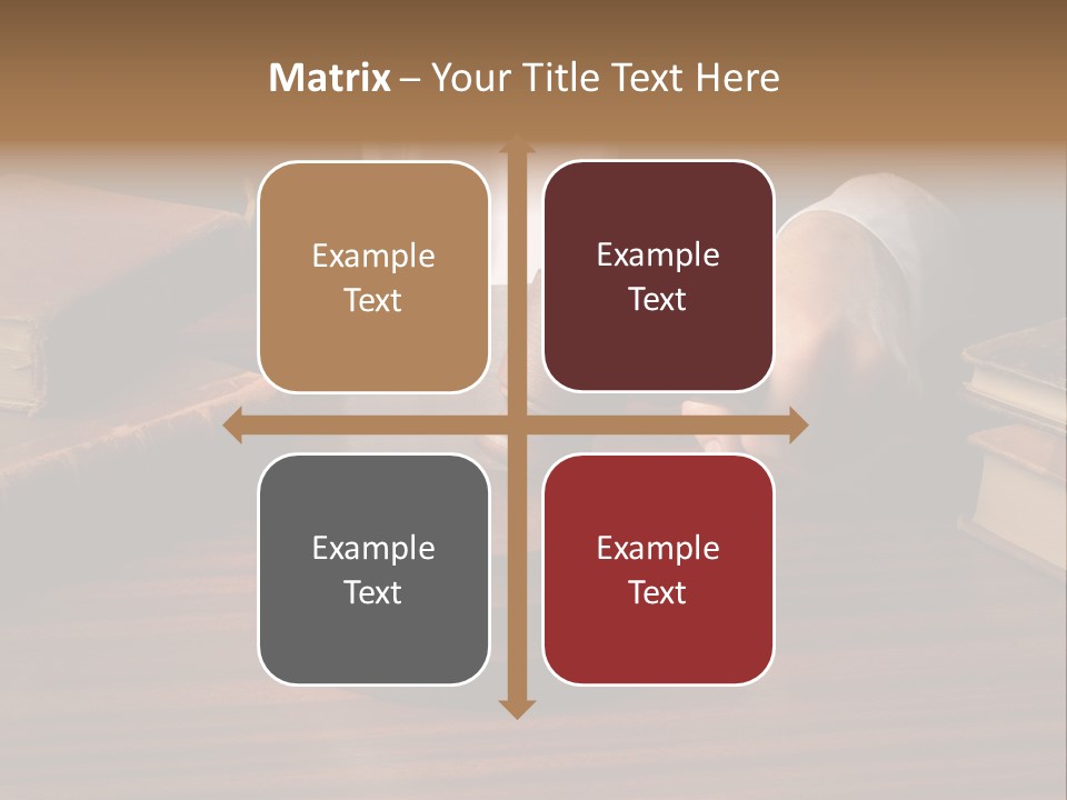 Lawyers Hold Wooden PowerPoint Template