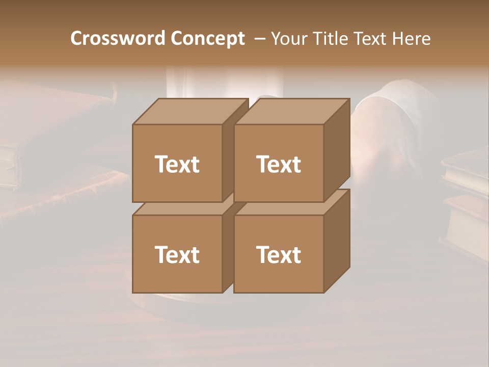 Lawyers Hold Wooden PowerPoint Template