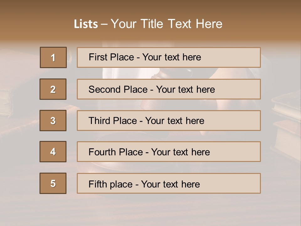 Lawyers Hold Wooden PowerPoint Template