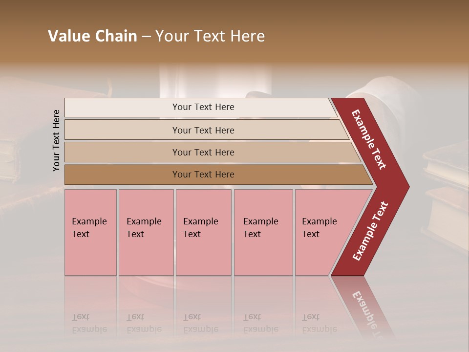 Lawyers Hold Wooden PowerPoint Template