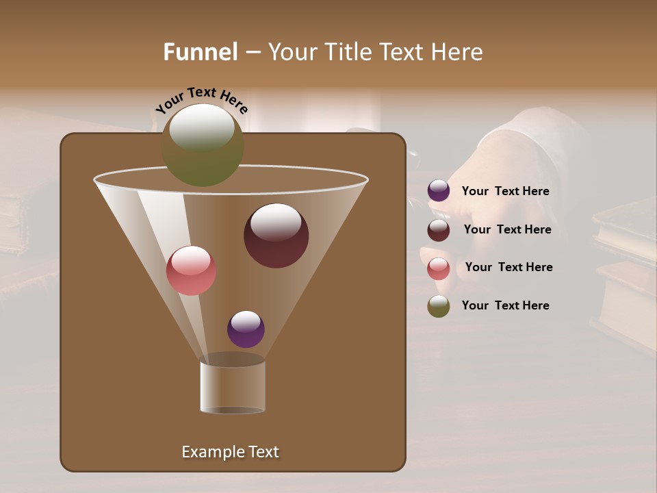 Lawyers Hold Wooden PowerPoint Template