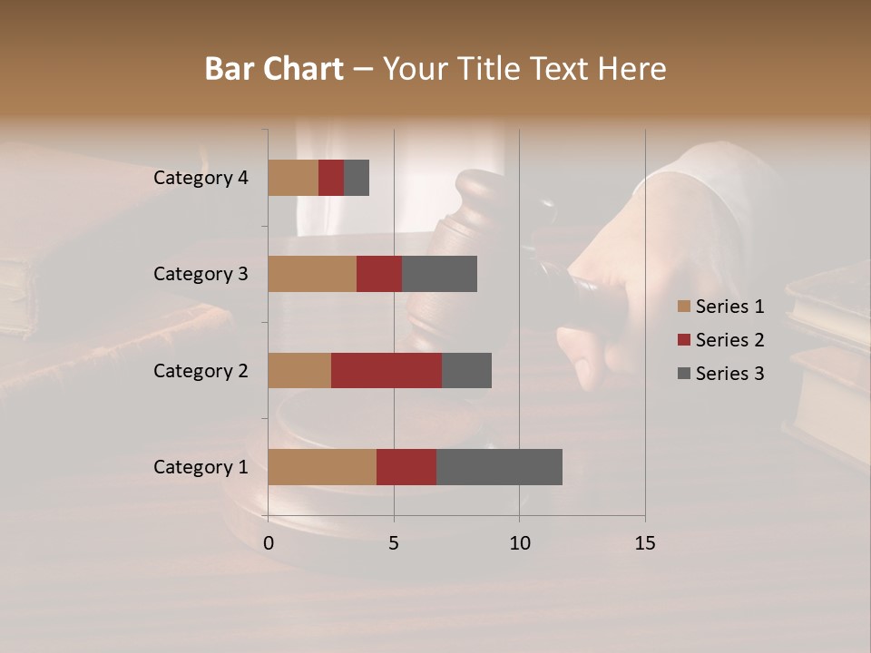 Lawyers Hold Wooden PowerPoint Template