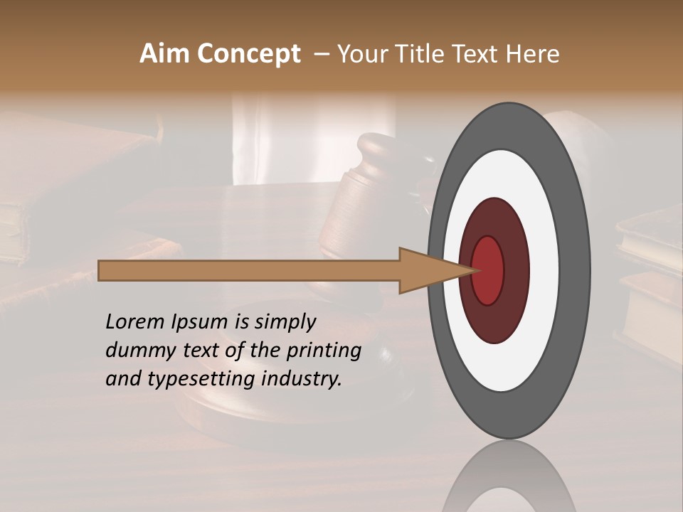 Lawyers Hold Wooden PowerPoint Template