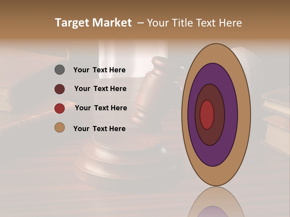 Lawyers Hold Wooden PowerPoint Template