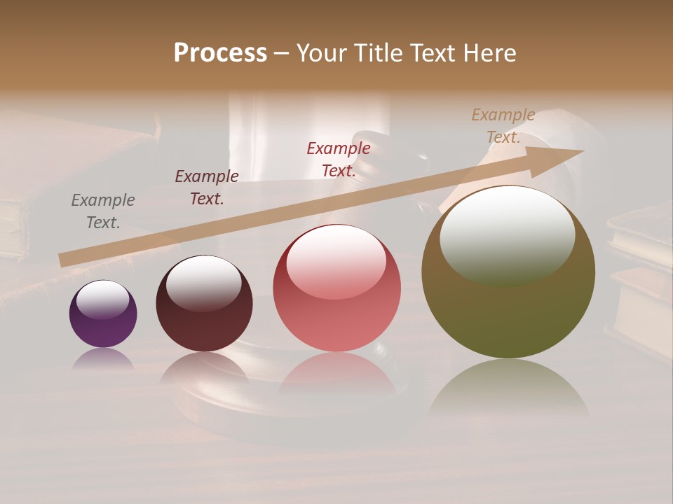 Lawyers Hold Wooden PowerPoint Template