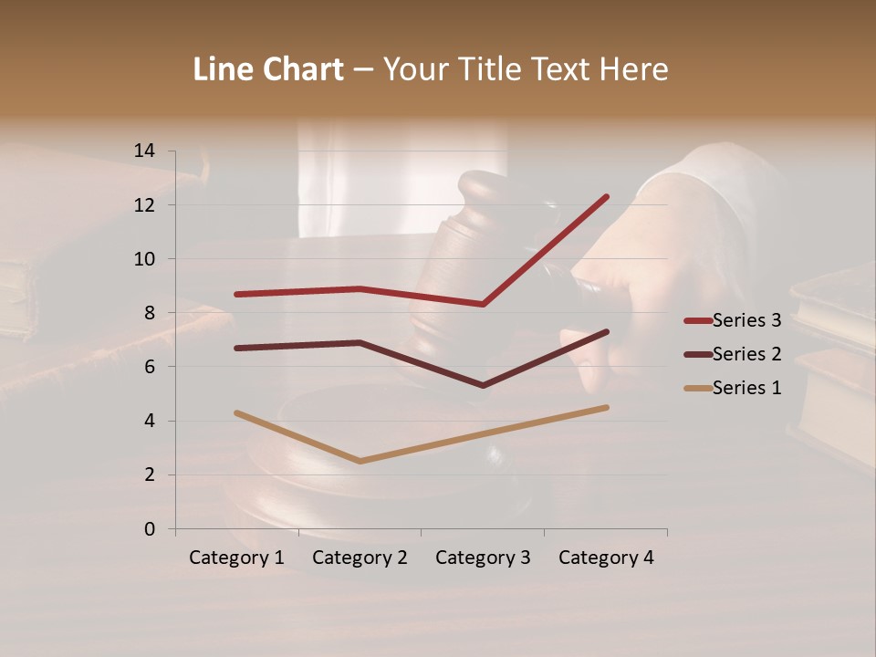 Lawyers Hold Wooden PowerPoint Template