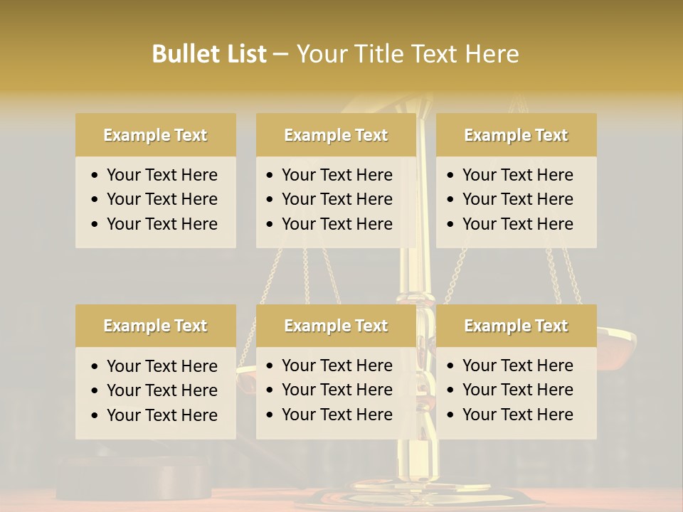 Legal Judge Lawyer PowerPoint Template