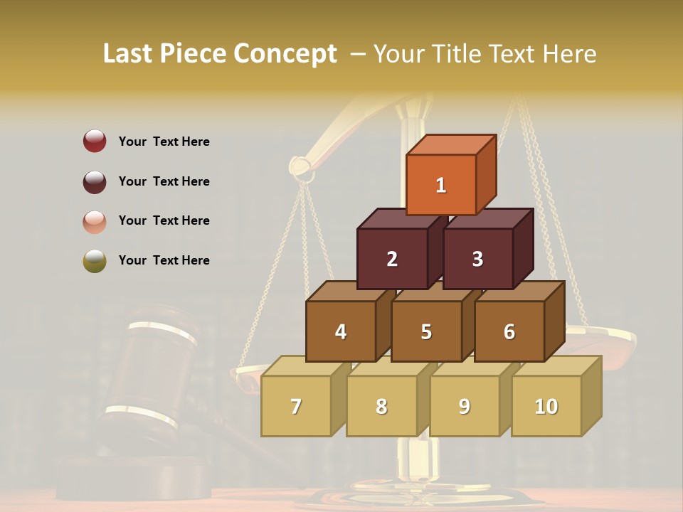 Legal Judge Lawyer PowerPoint Template