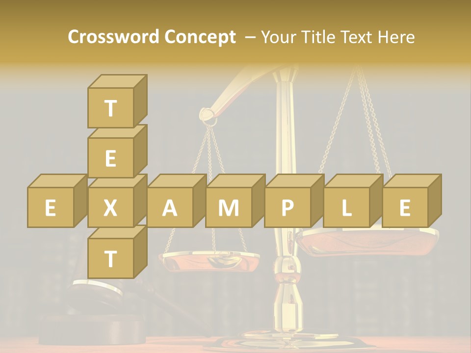 Legal Judge Lawyer PowerPoint Template