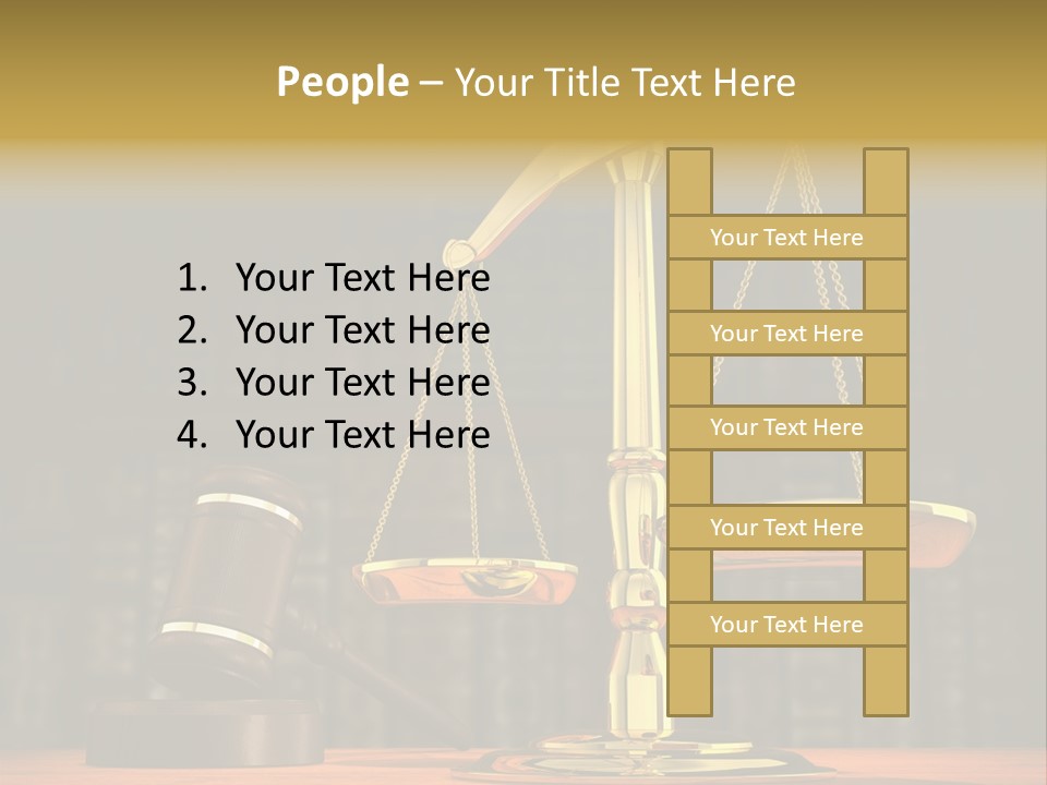 Legal Judge Lawyer PowerPoint Template