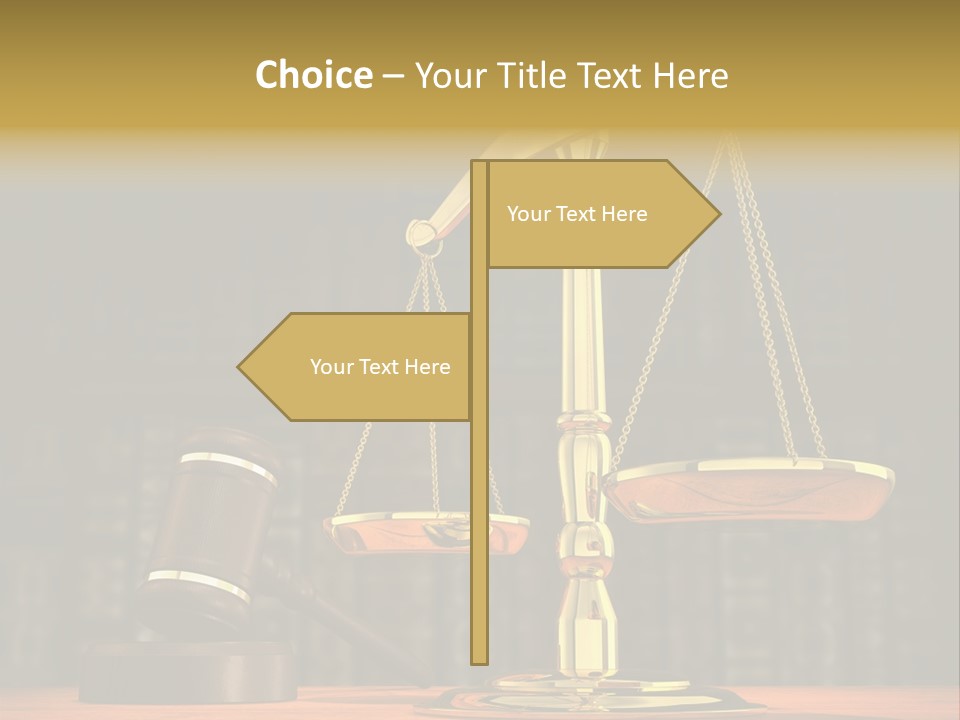 Legal Judge Lawyer PowerPoint Template