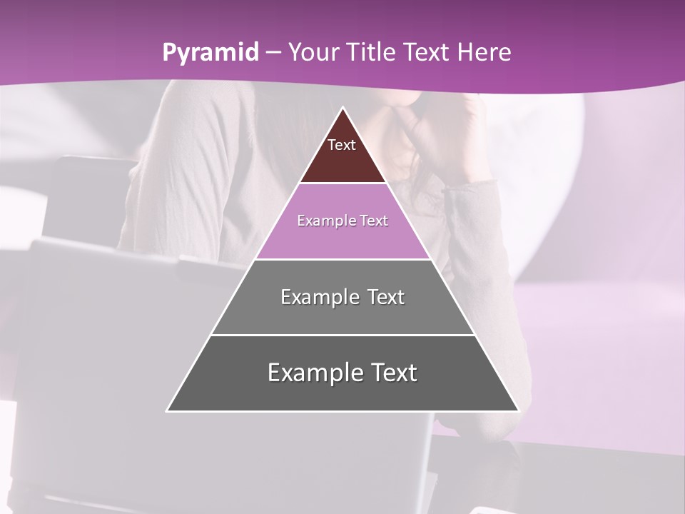 Caucasian Chat Room Smiling PowerPoint Template