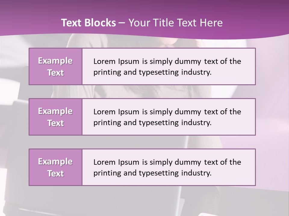 Caucasian Chat Room Smiling PowerPoint Template