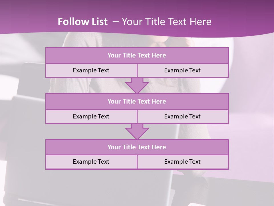 Caucasian Chat Room Smiling PowerPoint Template