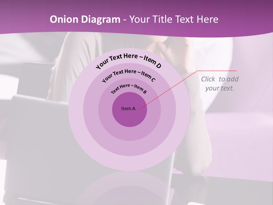 Caucasian Chat Room Smiling PowerPoint Template