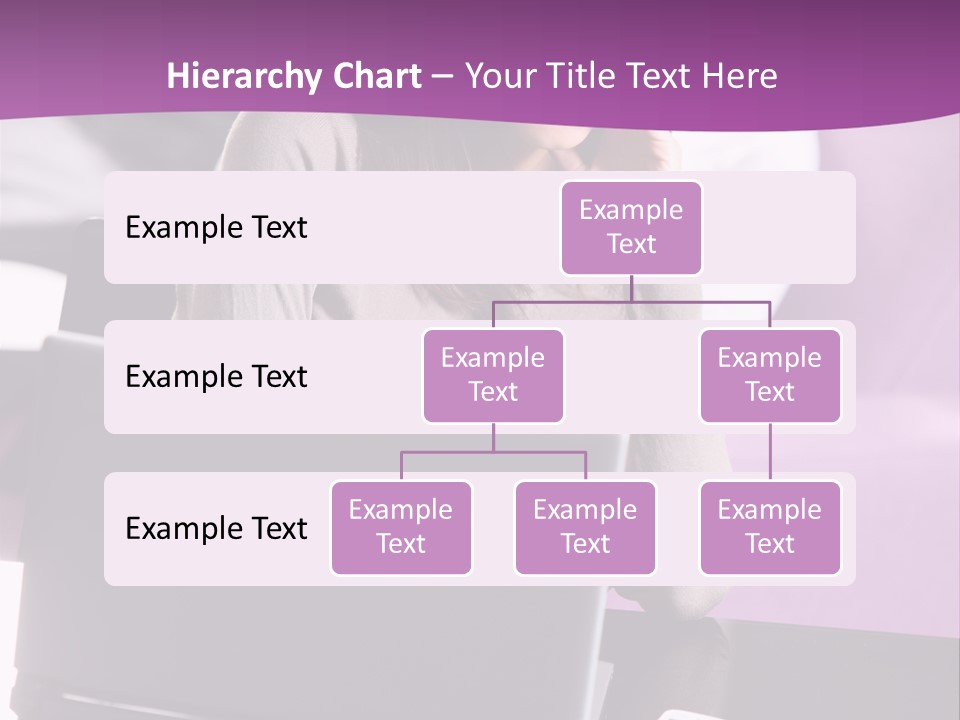 Caucasian Chat Room Smiling PowerPoint Template