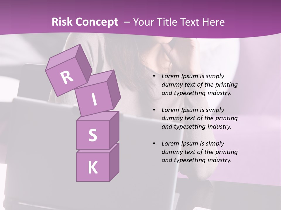 Caucasian Chat Room Smiling PowerPoint Template