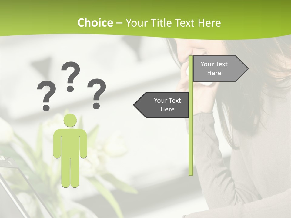 Typing Wireless Confidence PowerPoint Template