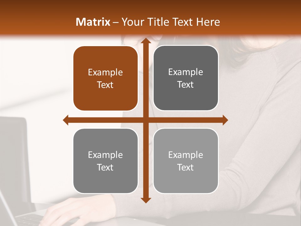 Internet Casual Laptop PowerPoint Template