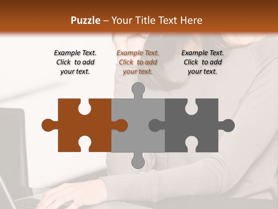 Internet Casual Laptop PowerPoint Template