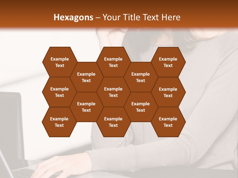 Internet Casual Laptop PowerPoint Template