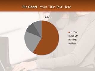 Internet Casual Laptop PowerPoint Template