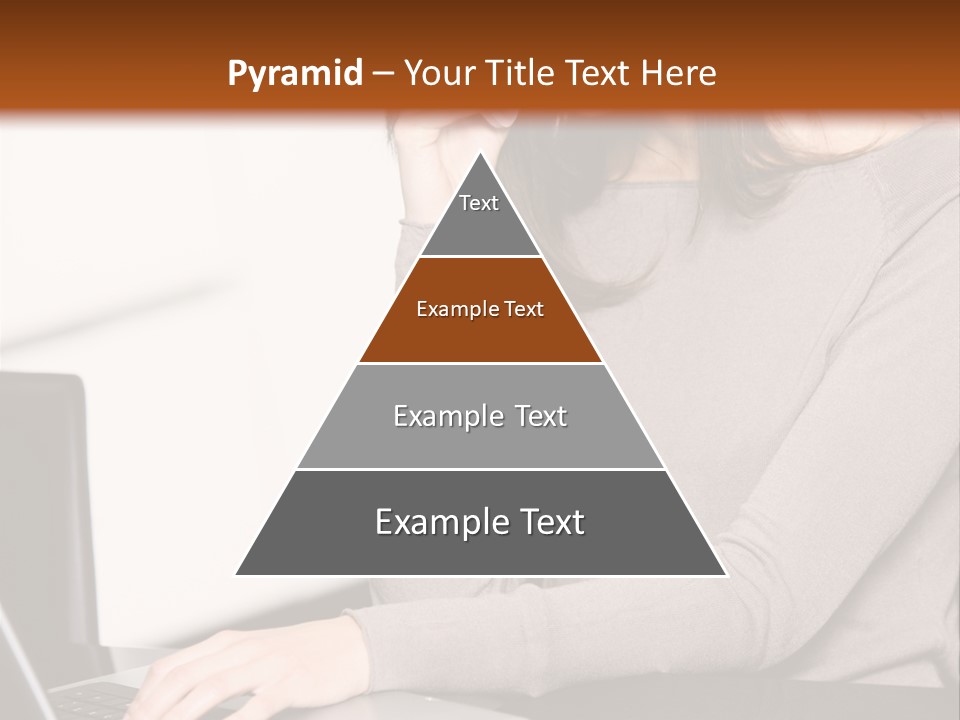 Internet Casual Laptop PowerPoint Template