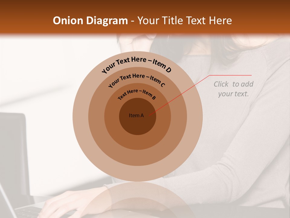 Internet Casual Laptop PowerPoint Template