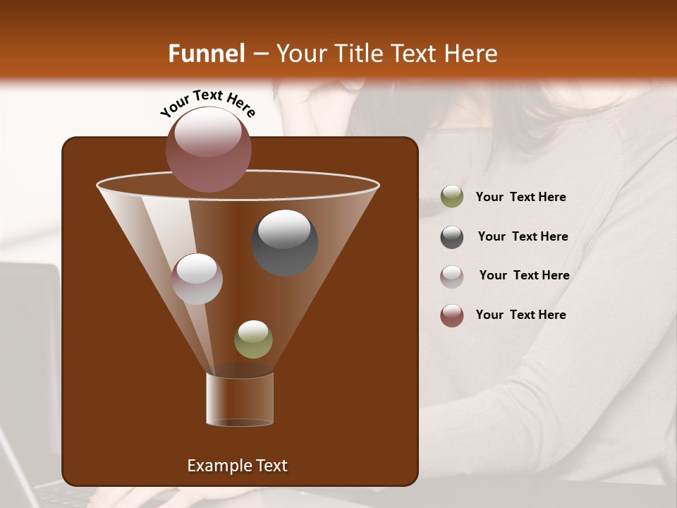 Internet Casual Laptop PowerPoint Template