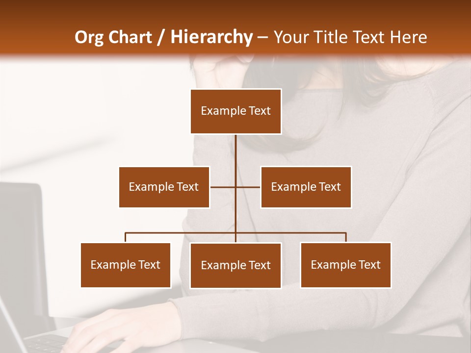 Internet Casual Laptop PowerPoint Template
