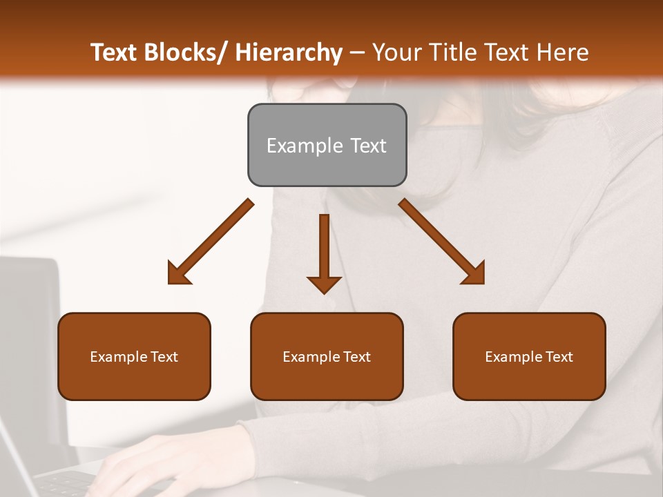 Internet Casual Laptop PowerPoint Template