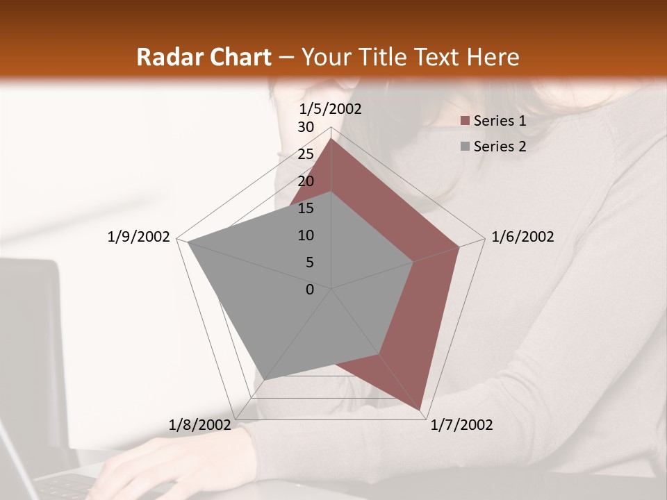 Internet Casual Laptop PowerPoint Template