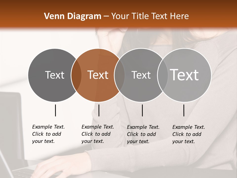 Internet Casual Laptop PowerPoint Template