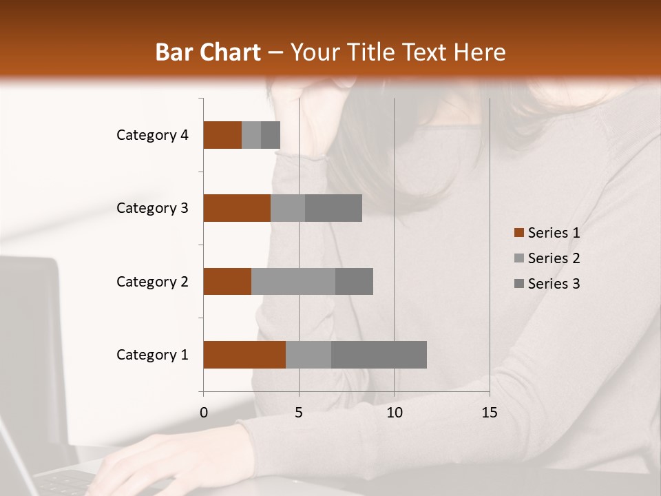 Internet Casual Laptop PowerPoint Template