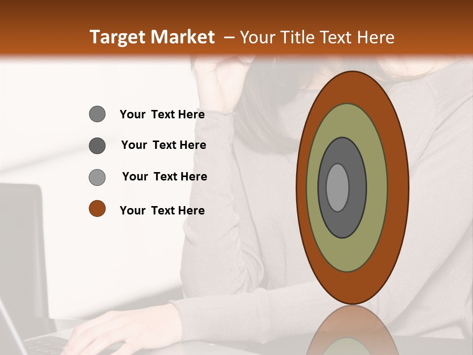 Internet Casual Laptop PowerPoint Template