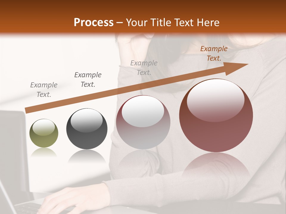 Internet Casual Laptop PowerPoint Template
