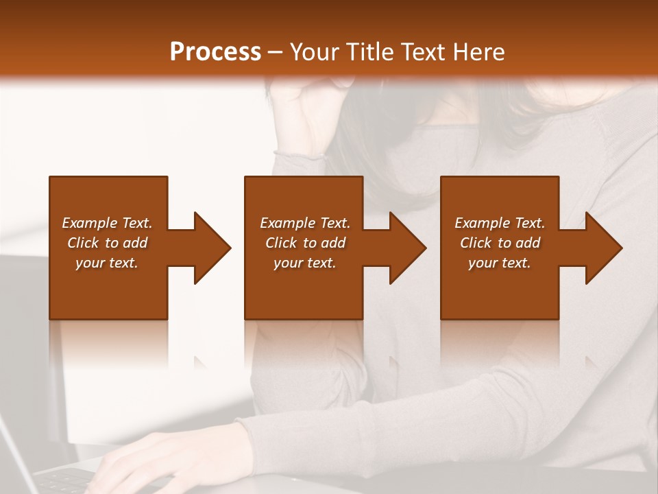 Internet Casual Laptop PowerPoint Template