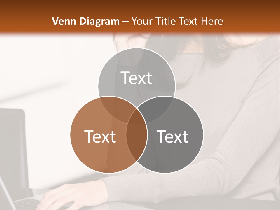 Internet Casual Laptop PowerPoint Template