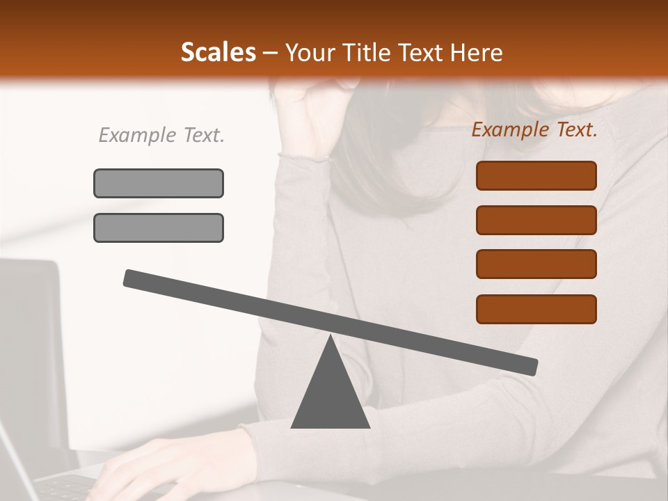 Internet Casual Laptop PowerPoint Template