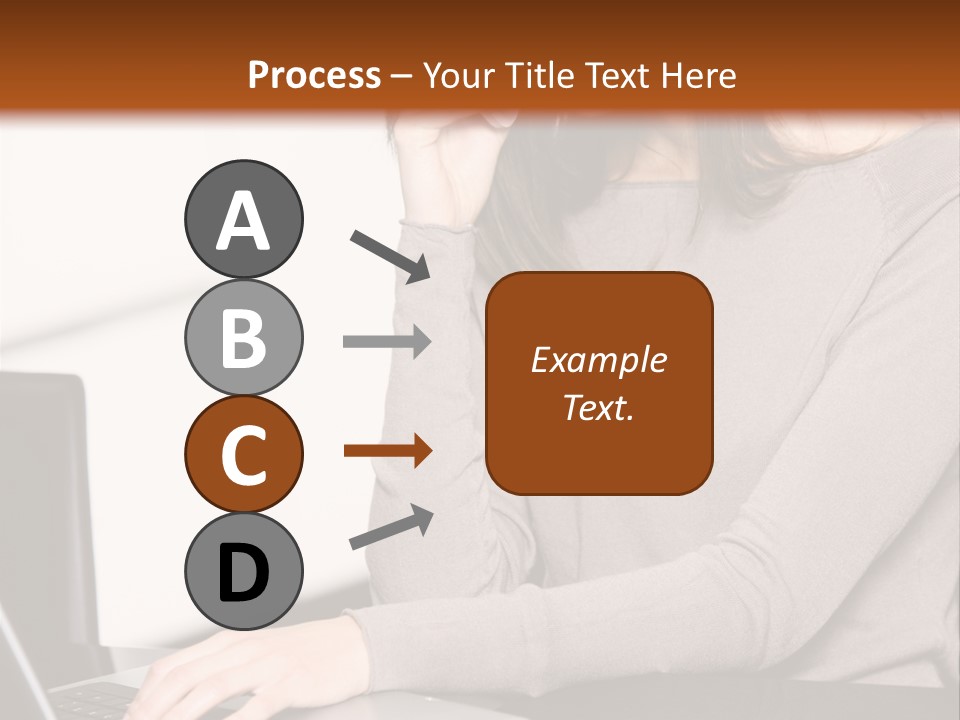 Internet Casual Laptop PowerPoint Template