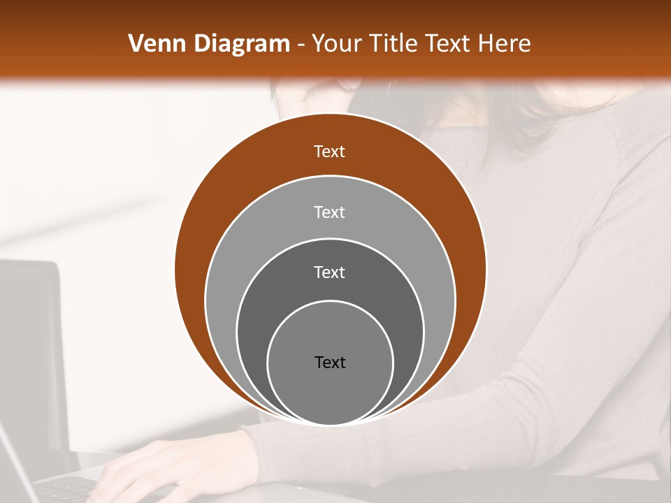 Internet Casual Laptop PowerPoint Template