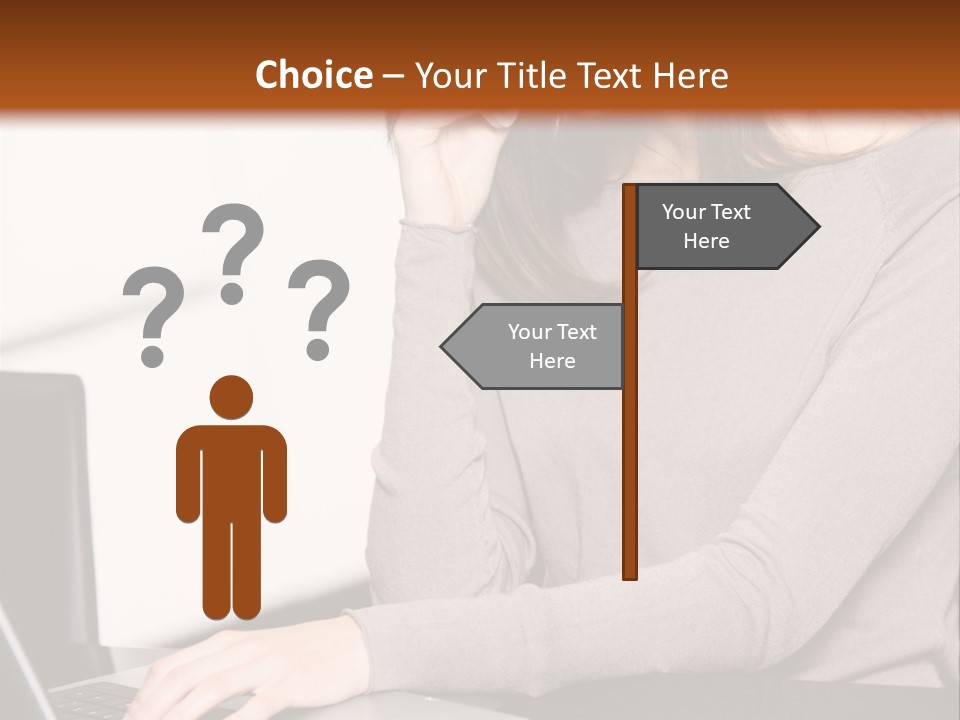 Internet Casual Laptop PowerPoint Template
