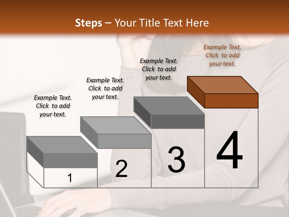 Internet Casual Laptop PowerPoint Template