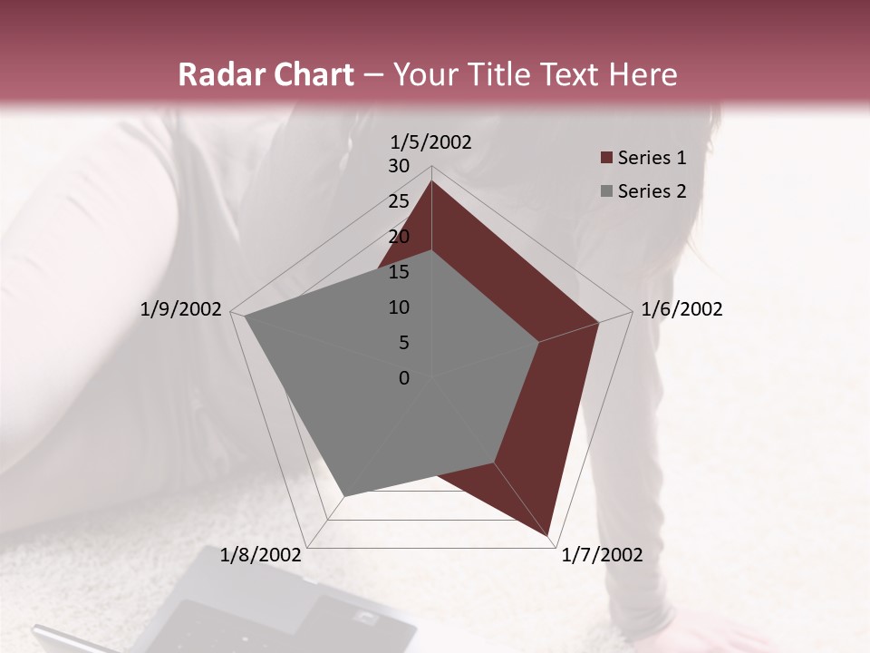 Working Laptop Floor PowerPoint Template