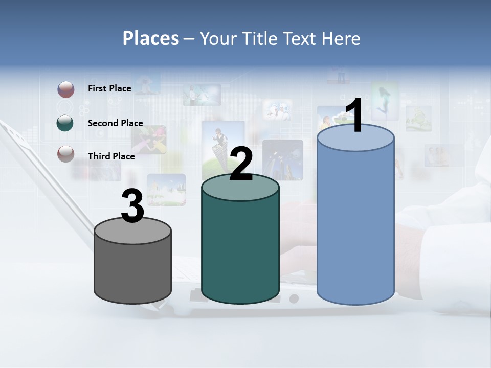 Strategy Communication Social PowerPoint Template