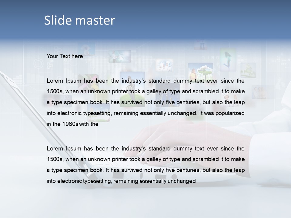Strategy Communication Social PowerPoint Template