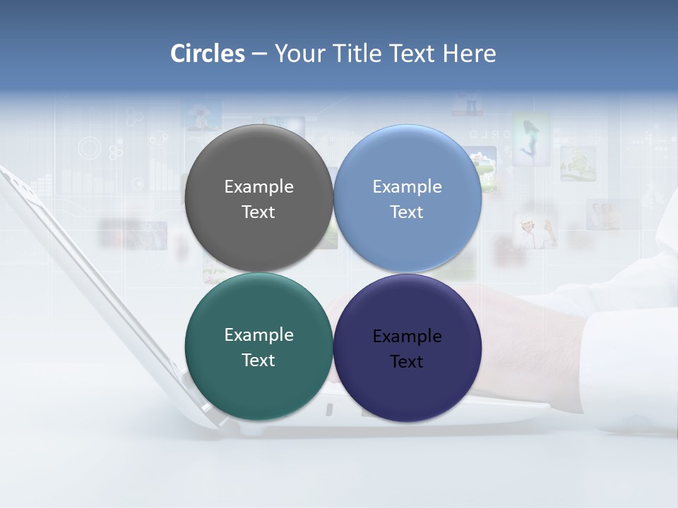 Strategy Communication Social PowerPoint Template